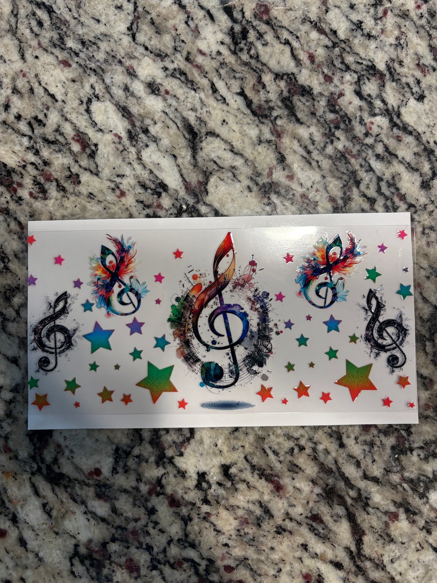 #113 Rainbow Music Note