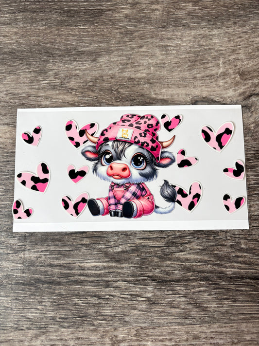 9a: Highland Cow Cowhartt Pink