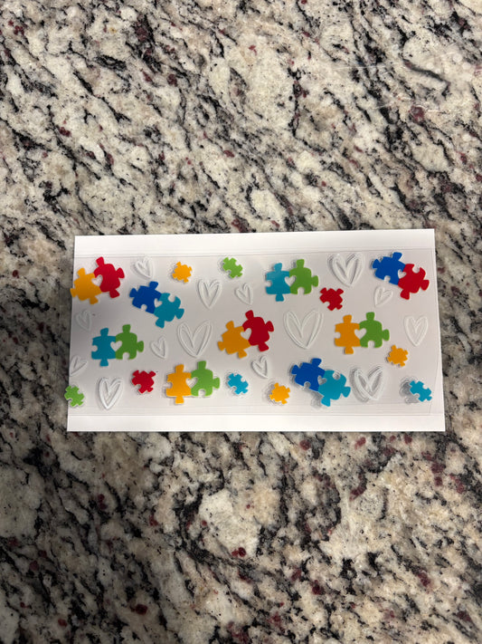 #61 Autism Puzzle Pieces