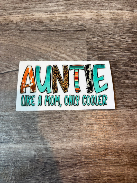 60a: Auntie like a Mom, Only Cooler