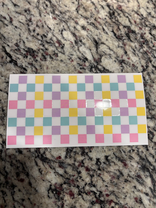 #25 Pastel Checkers