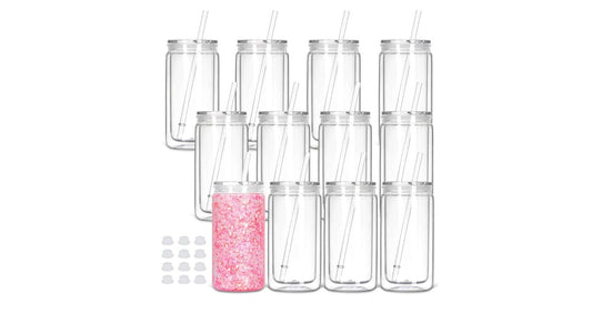 16 oz Plastic Snow Globe Cup
