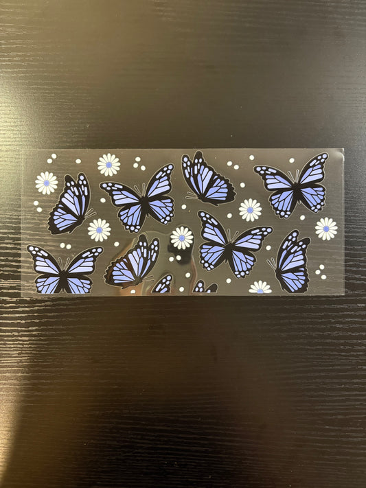 #43 Purple/Blue Butterflies