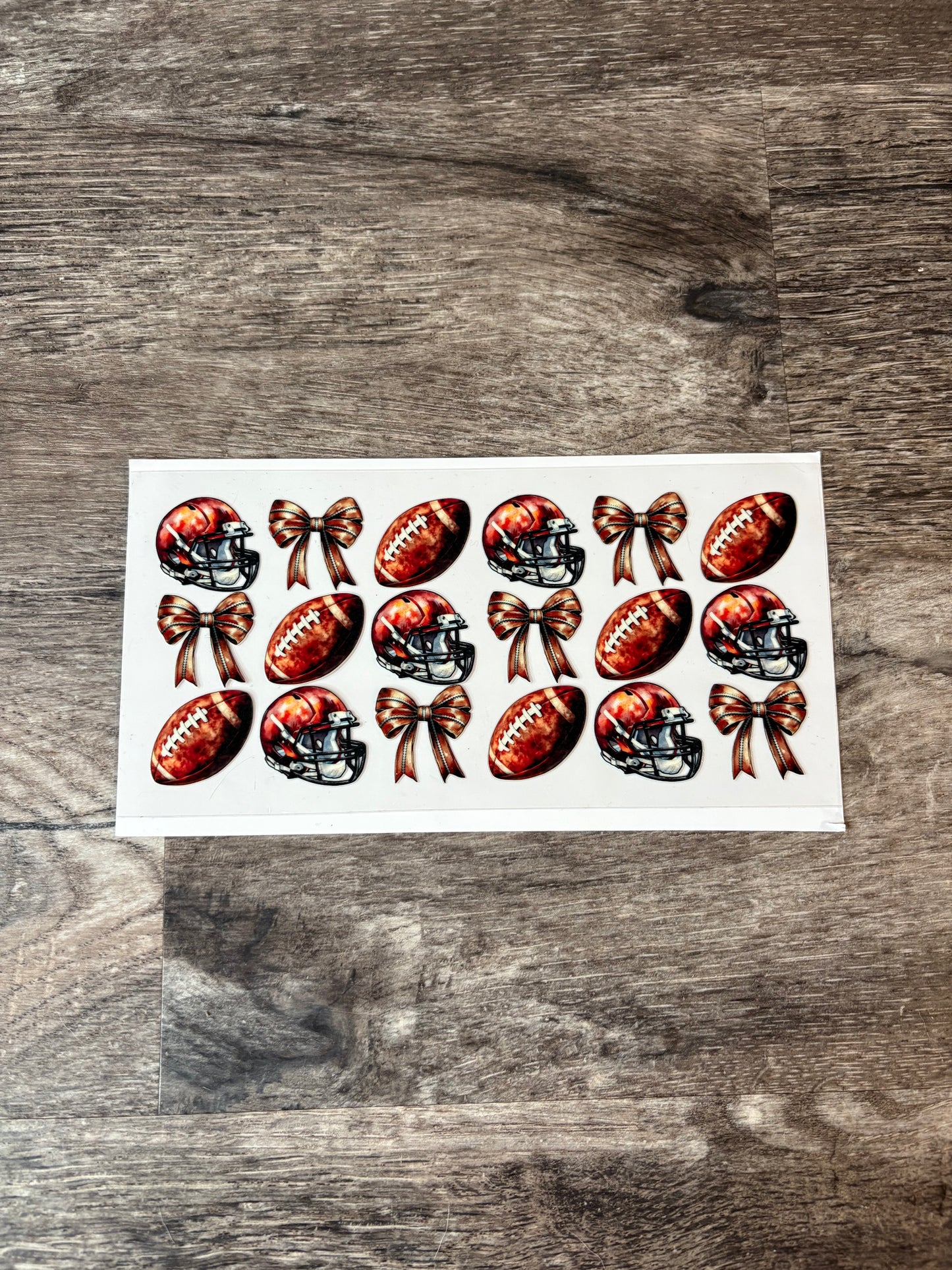 #210 Football Bow Coquette