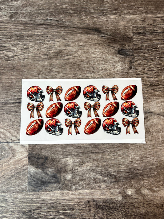 #210 Football Bow Coquette